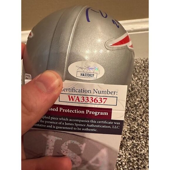 Danny Amendola signed inscribed autographed New England Patriots Mini Helmet JSA - Picture 3 of 4